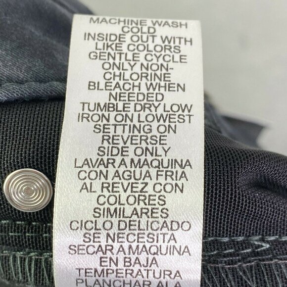 Wit & Wisdom Womens Black High Rise Animal Print Straight Leg Jeans Size 12 - Picture 10 of 12